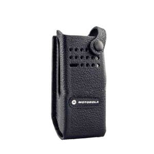PMLN5846 - Estuche de cuero duro 3" giratorio para radio sin pantalla