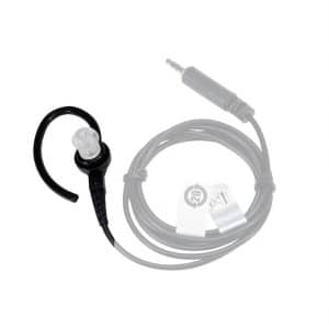 5080370E91 - Auricular extra alto, negro (excede los límites de osha)