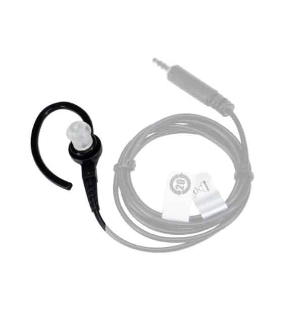 5080370E91 - Auricular extra alto, negro (excede los límites de osha)