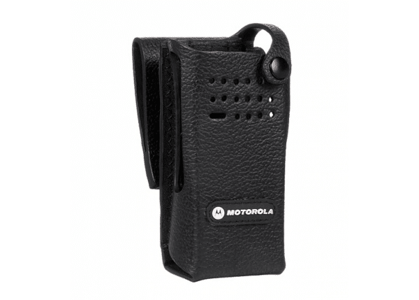 PMLN5843 - Estuche de cuero duro 2,5" giratorio para radio sin pantalla