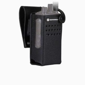 PMLN5868 - Estuche de cuero duro 2,5" giratorio para radio sin pantalla