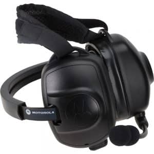 PMLN6853 - Diadema detrás de la cabeza heavy duty con micrófono de cancelación de ruido