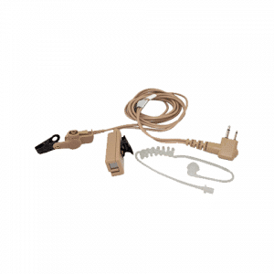 RLN5317 - Auricular de 2 conectores con micrófono y PTT (beige)