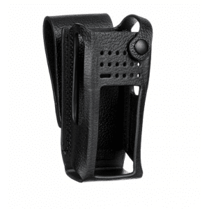 PMLN5840 - Estuche de cuero duro 3" giratorio para radio con pantalla