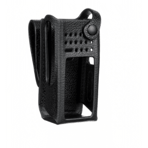 PMLN5842 - Estuche de cuero duro 2,5" giratorio para radio con pantalla