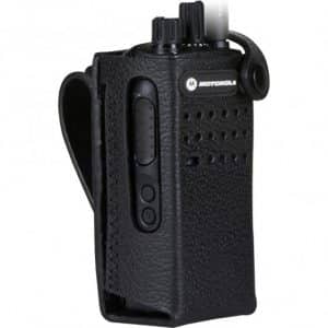 PMLN5864 - Estuche de cuero duro 3" fijo para radio sin pantalla